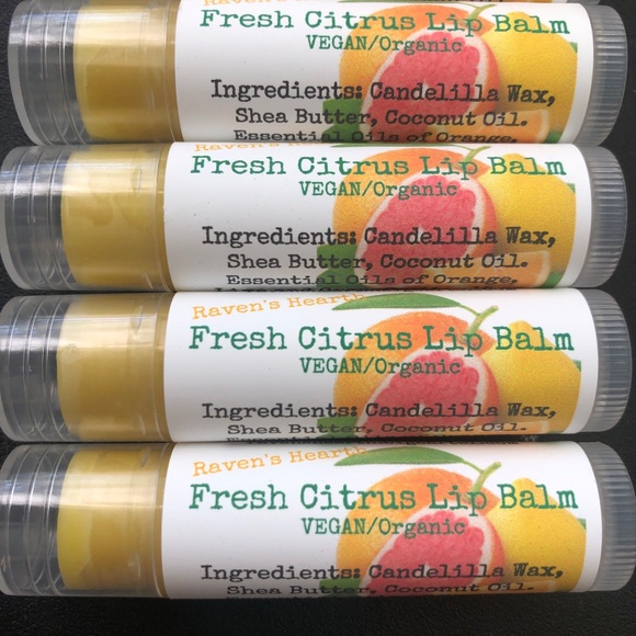 NEW 🍊 FRESH CITRUS Vegan Lip Balm - Picture 4 of 5
